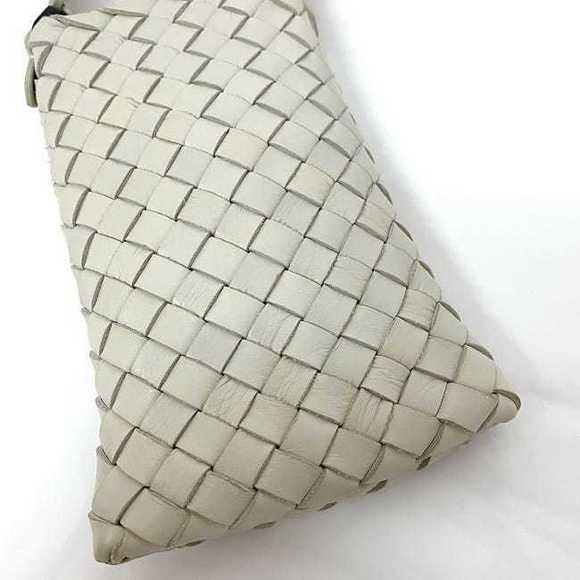 Bottega Veneta smartphones woven White Bag Intrecciato Beige pochette - Picture 7 of 9
